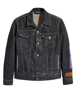 Heron Preston X Levi's  Trucker Jacket Black Wash