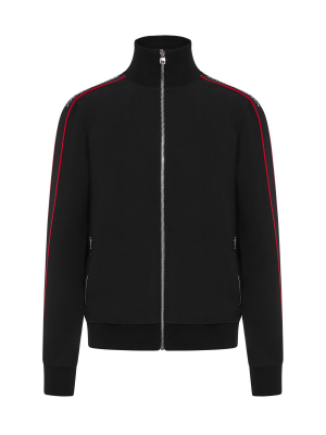 Alexander Mcqueen Logo Tape Track Jacket