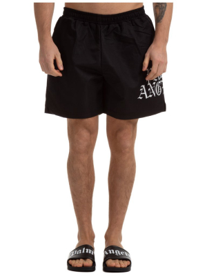 Palm Angels Logo Printed Shorts