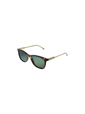 Carrera 197/s 086 Unisex Rectangle Sunglasses Dark Havana 51mm