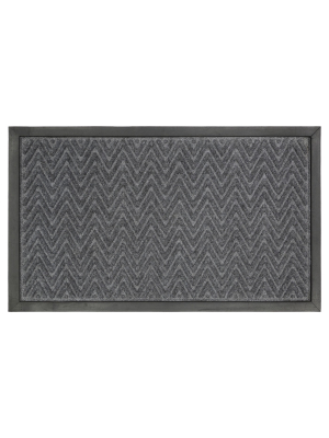 1'6"x2'6" Gateway Utility Doormat Charcoal - Mohawk