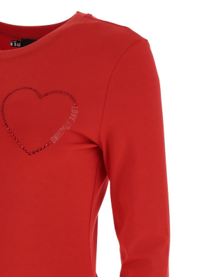 Love Moschino Long-sleeve Crewneck T-shirt