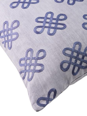 Nonogram Pillow In Lilac