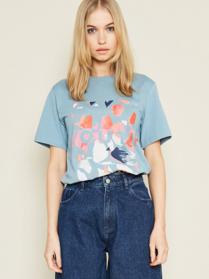 The Terrazzo Tee - Blue