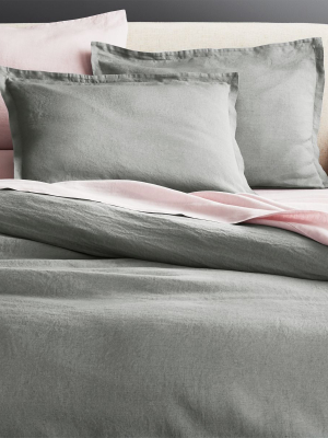 Linen Cement Grey Bedding