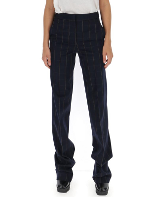 Stella Mccartney Wide Fit Check Formal Pants