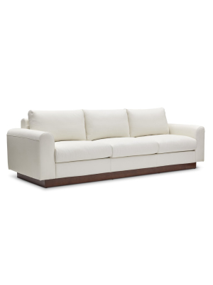 Cha Cha Leather Sofa In Iceberg