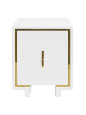 Worlds Away Bruna Side Table