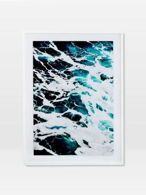 Framed Print - Stormy Sea