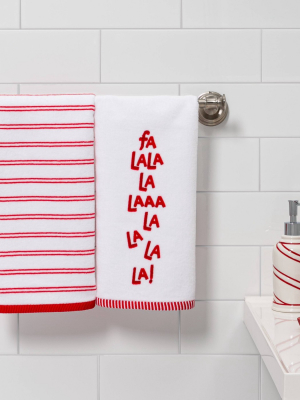 2pk Falala Hand Towel Set White - Wondershop™