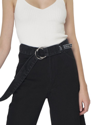 Black Asymmetrical Jeans