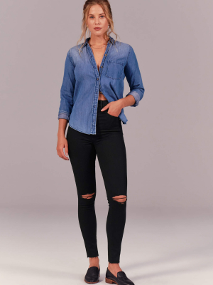 Ultra High Rise Super Skinny Jeans