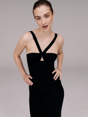 Sculpted Venus Dress - Black