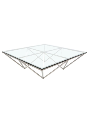 Nuevo Origami Coffee Table - Glass