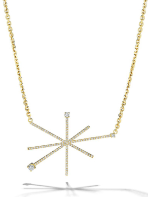 Piece Star Diamond Necklace - X-large