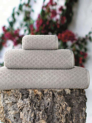 Graccioza Pebble Bath Towel - Beige - Available In 6 Sizes