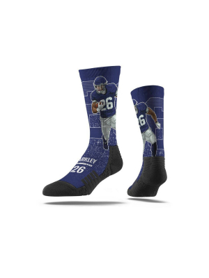 Nfl New York Giants Saquon Barkley Premium Socks - M/l