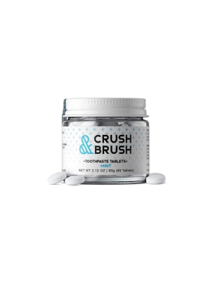 Crush And Brush Toothpaste Tablets
