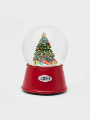 5.5" X 3.8" Christmas Tree Musical Snow Globe - Wondershop™