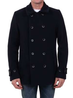 Barena Double-breasted Peacoat