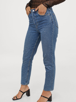 Mom High Ankle Jeans