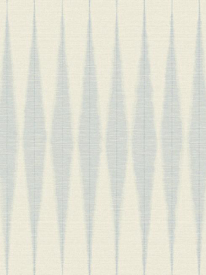 Handloom Wallpaper In Baby Blue From Magnolia Home Vol. 2 By Joanna Gaines