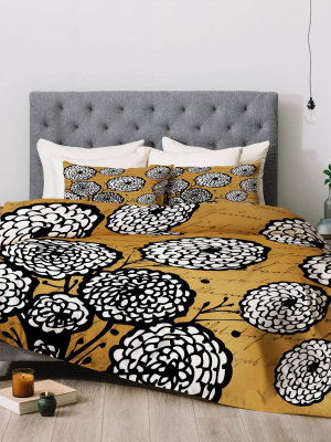 Deny Designs Julia Da Rocha Flowery Letter Comforter Set