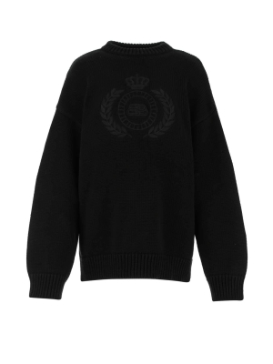 Balenciaga Bb Laurel Crewneck Jumper