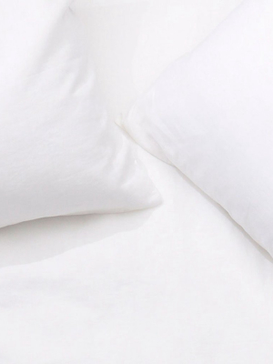 100% Masters Of Linen Bedding  -  White