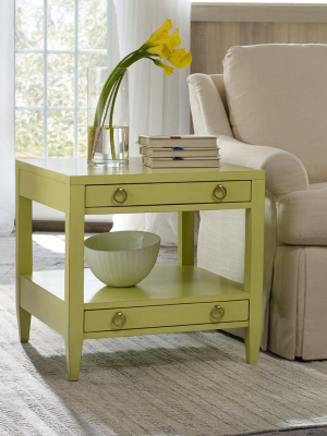 Transitions Two Drawer End Table