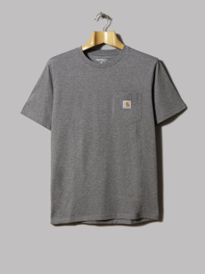 Carhartt Pocket T-shirt (dark Grey Heather)