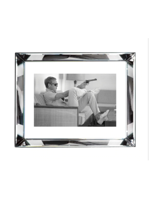 Steve Mcqueen Take Aim In Black And White Print