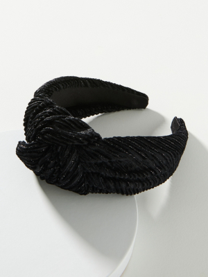 Trudie Velvet Knotted Headband