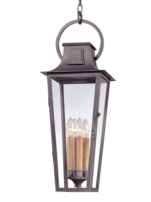 Parisian Square Hanging Lantern Large By Troy Lighting