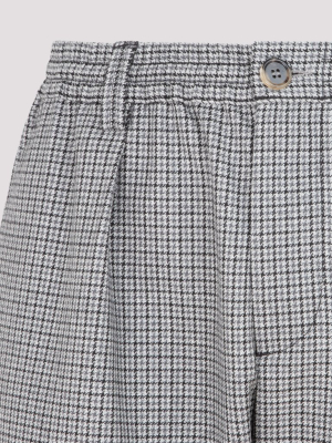 Marni Checked Cropped Pants