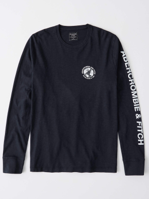 Long-sleeve Logo Tee