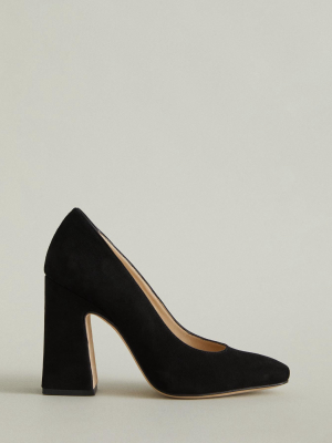 Daza High Suede Pump