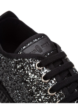 Car Shoe Glittered Low-top Sneakers