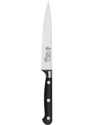 Messermeister Meridian Elite Professional Extra Sharp German 6 Inch Utility Kitchen Knife With Industrial Strength Handle