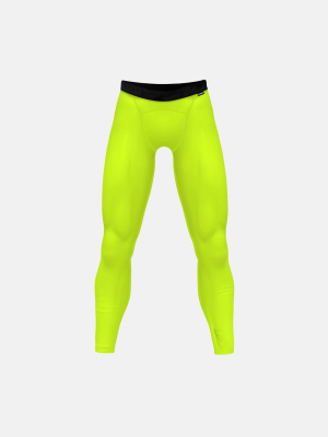 Safety Yellow Tights For Men