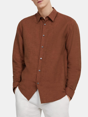 Irving Shirt In Essential Linen Twill