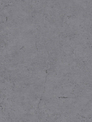 Metta Faux Concrete Wallpaper In Grey By Bd Wall