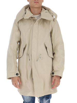 Ten C Hooded Parka Coat