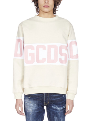 Gcds Logo Band Crewneck Sweatshirt