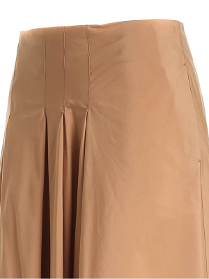 Max Mara Studio Pleated Midi Skirt