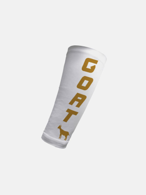 Goat Emoticon White Gold Kids Forearm Sleeve