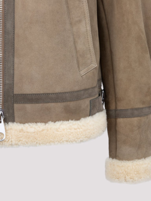 Chloé Hooded Aviator Jacket