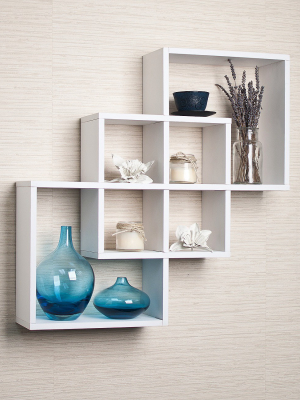 Intersecting Square Shelf