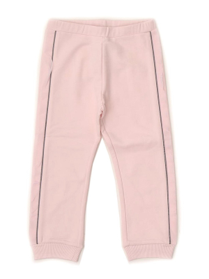 Moncler Enfant Logo Patch Track Pants