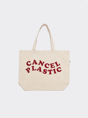 Cancel Plastic Tote 20" X 14"